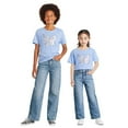 thumbnail image 3 of George Girls' Two-Tone Wide Leg Jean, 3 of 6