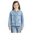 thumbnail image 4 of George Girls' Denim Shacket, 4 of 6