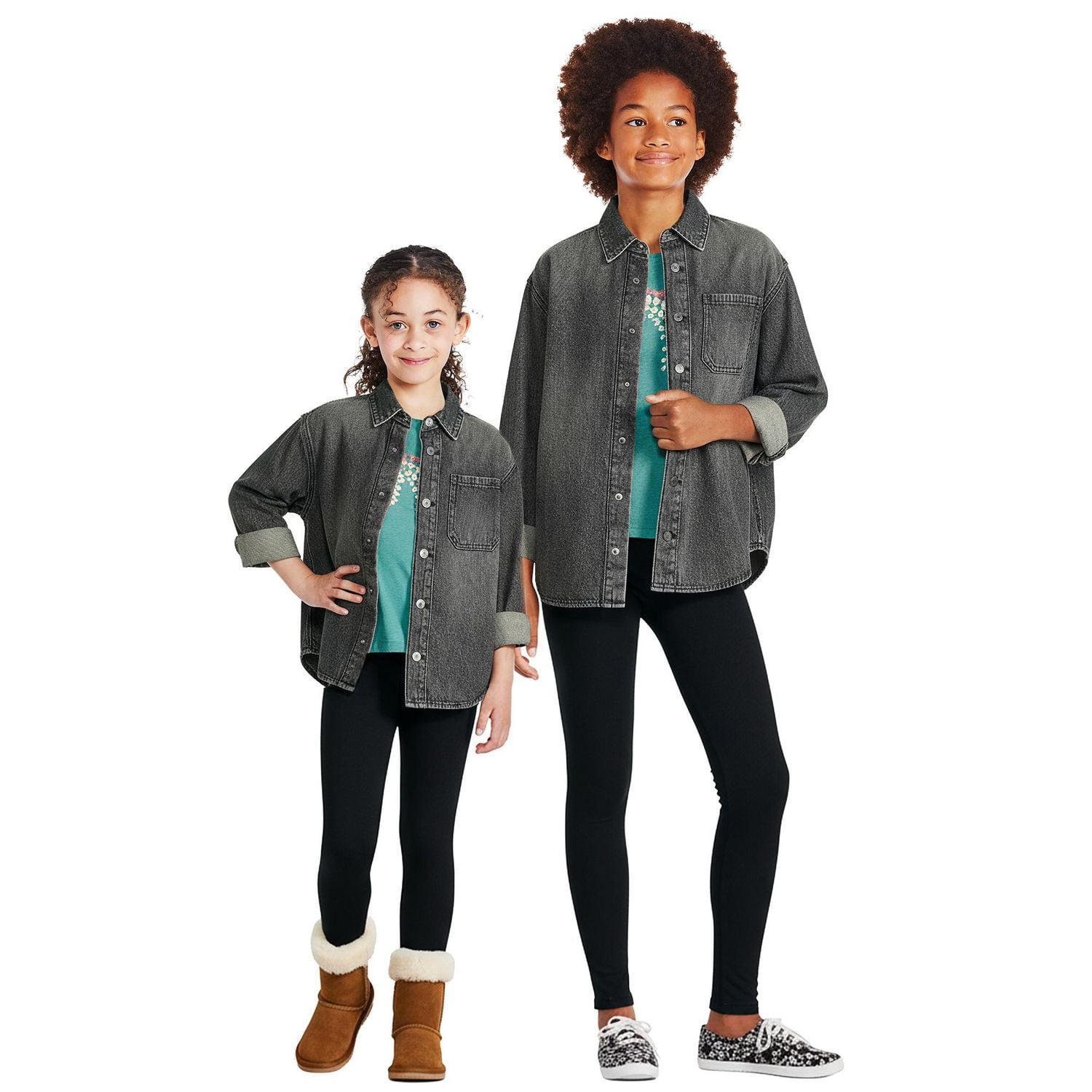 George Boys' Long-Sleeve Denim Shirt