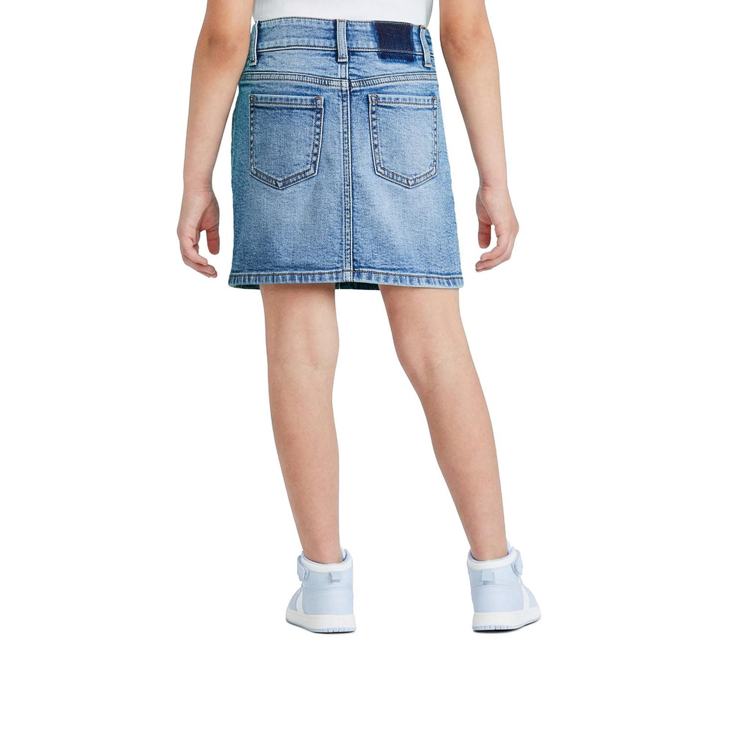George Girls' Asymmetrical Waist Denim Skirt