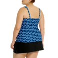 thumbnail image 2 of Krista Women's Plus Size Tankini Swim Top, 2 of 2