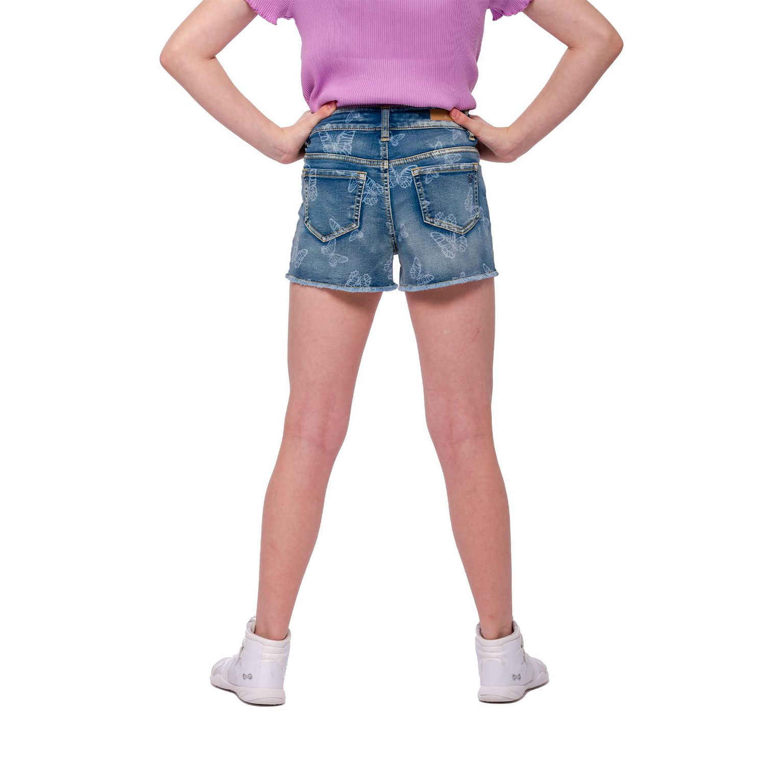 Girls Justice Social Butterfly Shorts