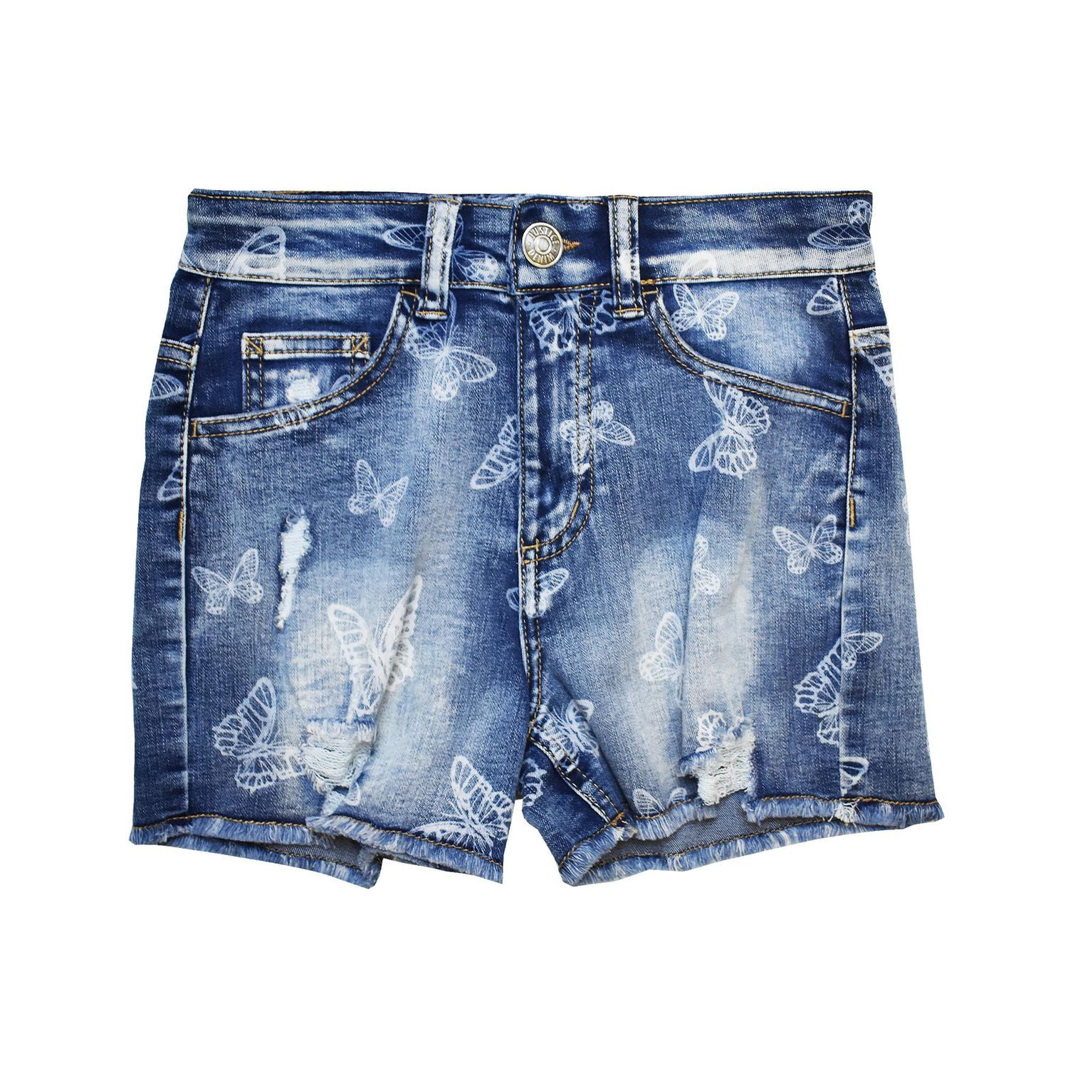Girls Justice Social Butterfly Shorts