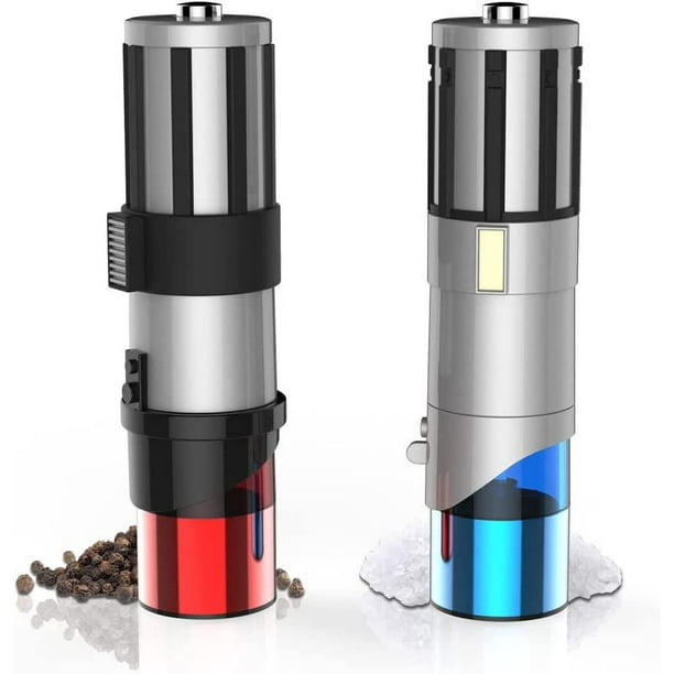 Star Wars Lightsaber Electric Salt & Pepper Mill Grinder Set Walmart.ca