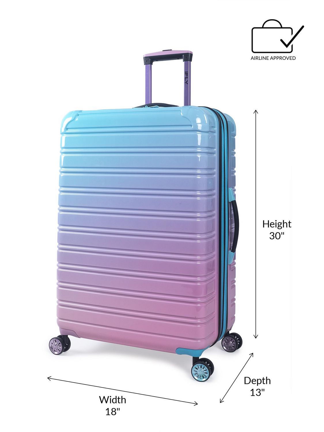 ifly cotton candy luggage