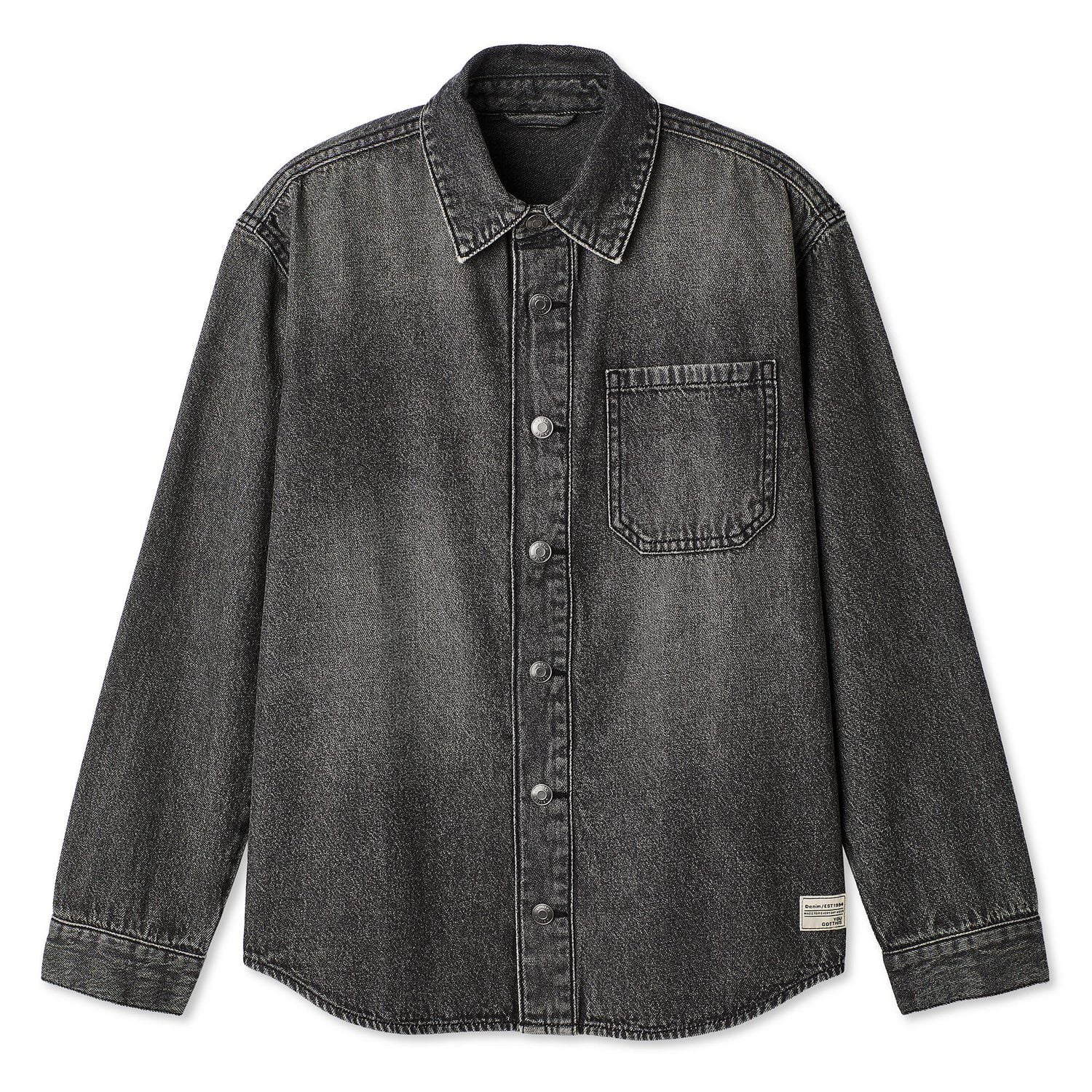 George Boys' Long-Sleeve Denim Shirt