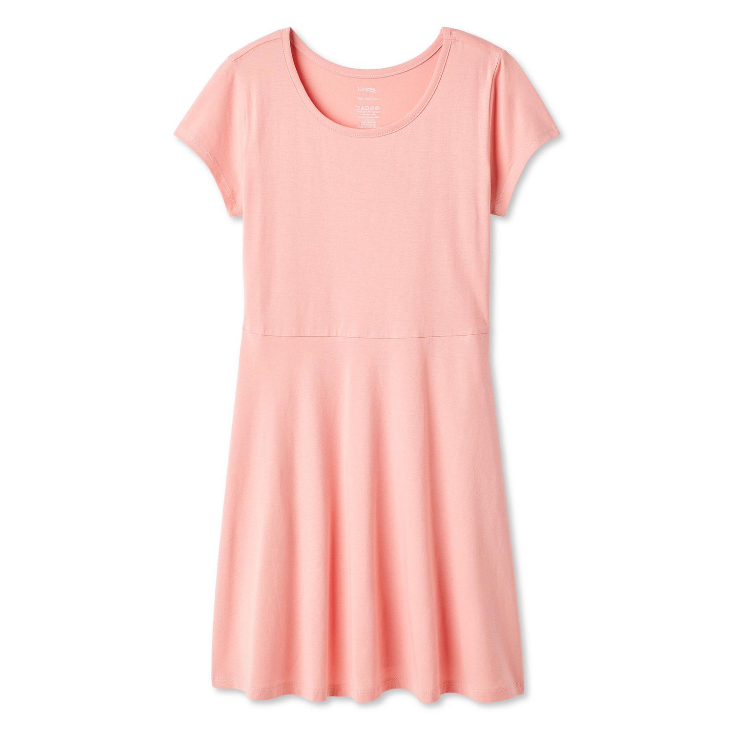 Robe patineuse à manches courtes George pour filles