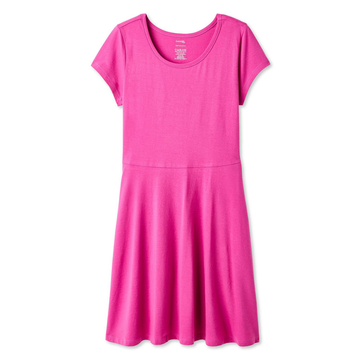 Robe patineuse à manches courtes George pour filles