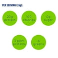 thumbnail image 2 of LEANFIT PLANT-BASED PROTEIN & GREENS™ Vanilla 517g - 20g Plant Protein + 4 Leafy Greens Per Serving, Vegan, Gluten-Free, Non-GMO, Soy-Free, No Sugar, Complete Amino Acid Profile, 2 of 6