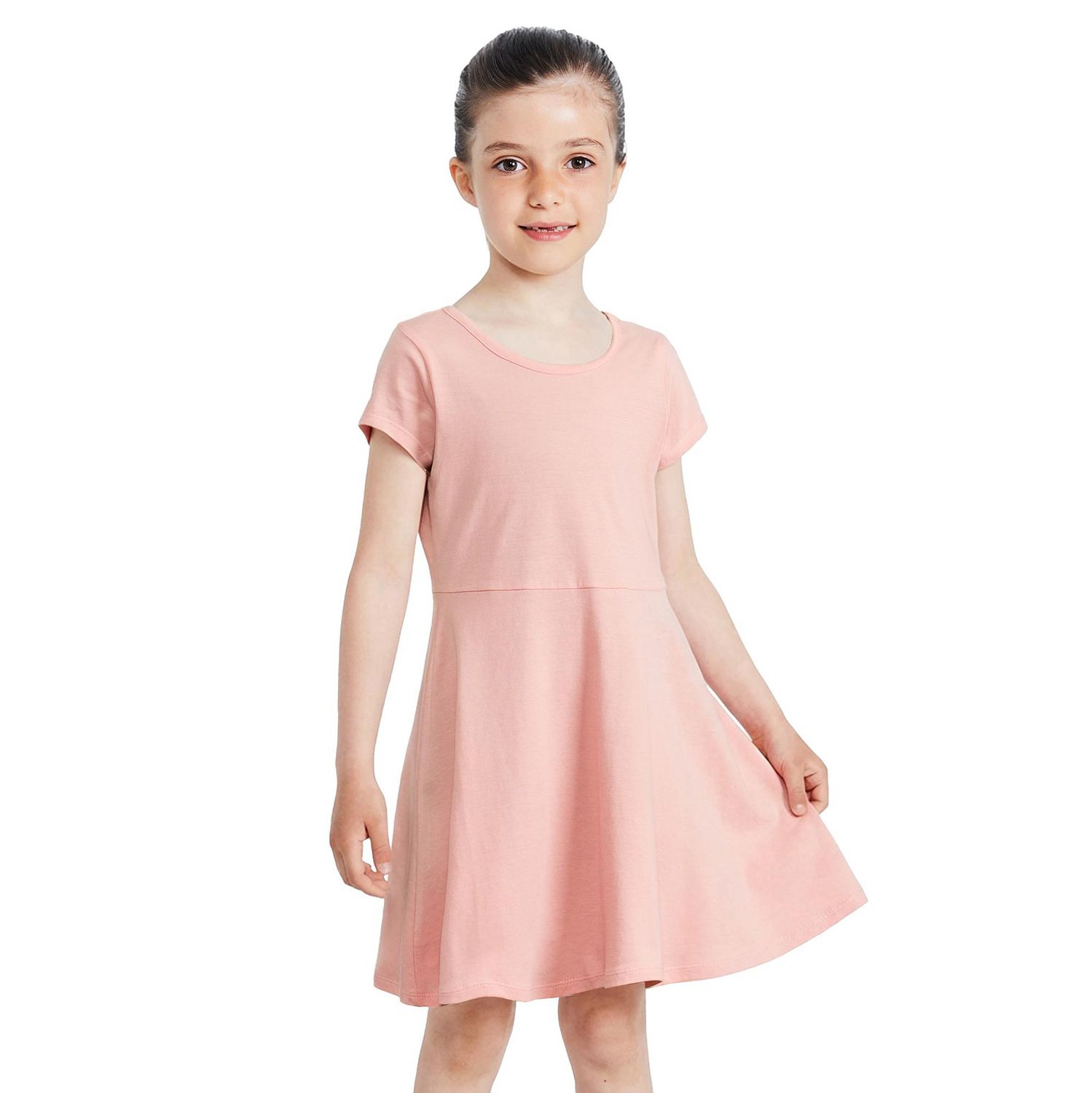 Robe patineuse à manches courtes George pour filles
