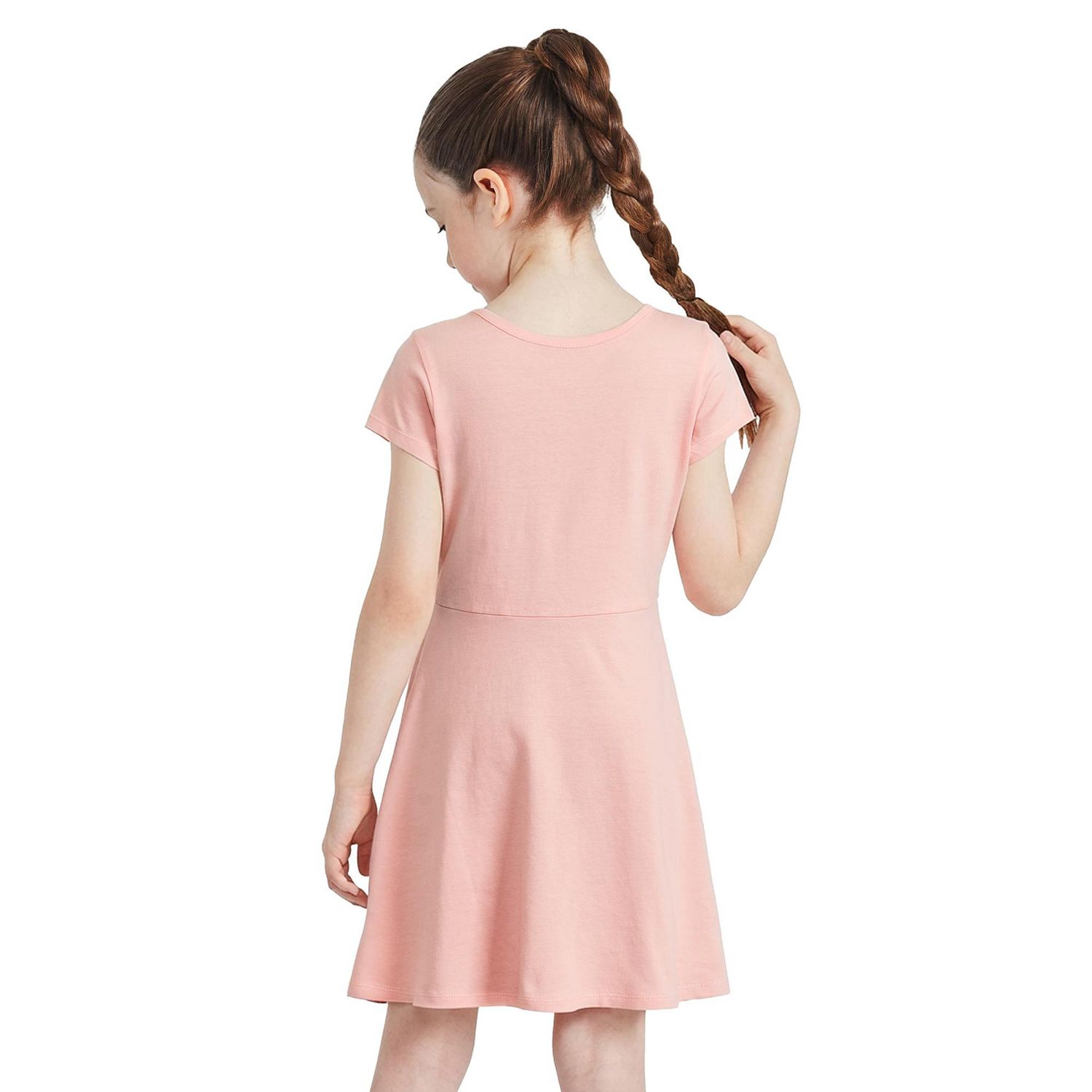 Robe patineuse à manches courtes George pour filles