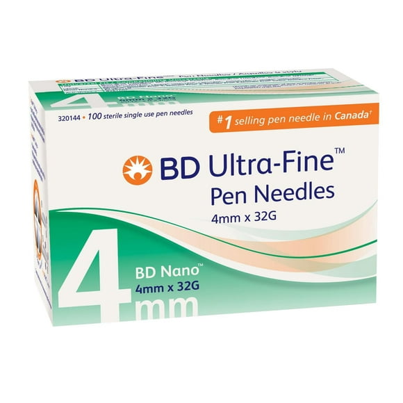 Aiguilles à stylo BD Nano de 4 mm
