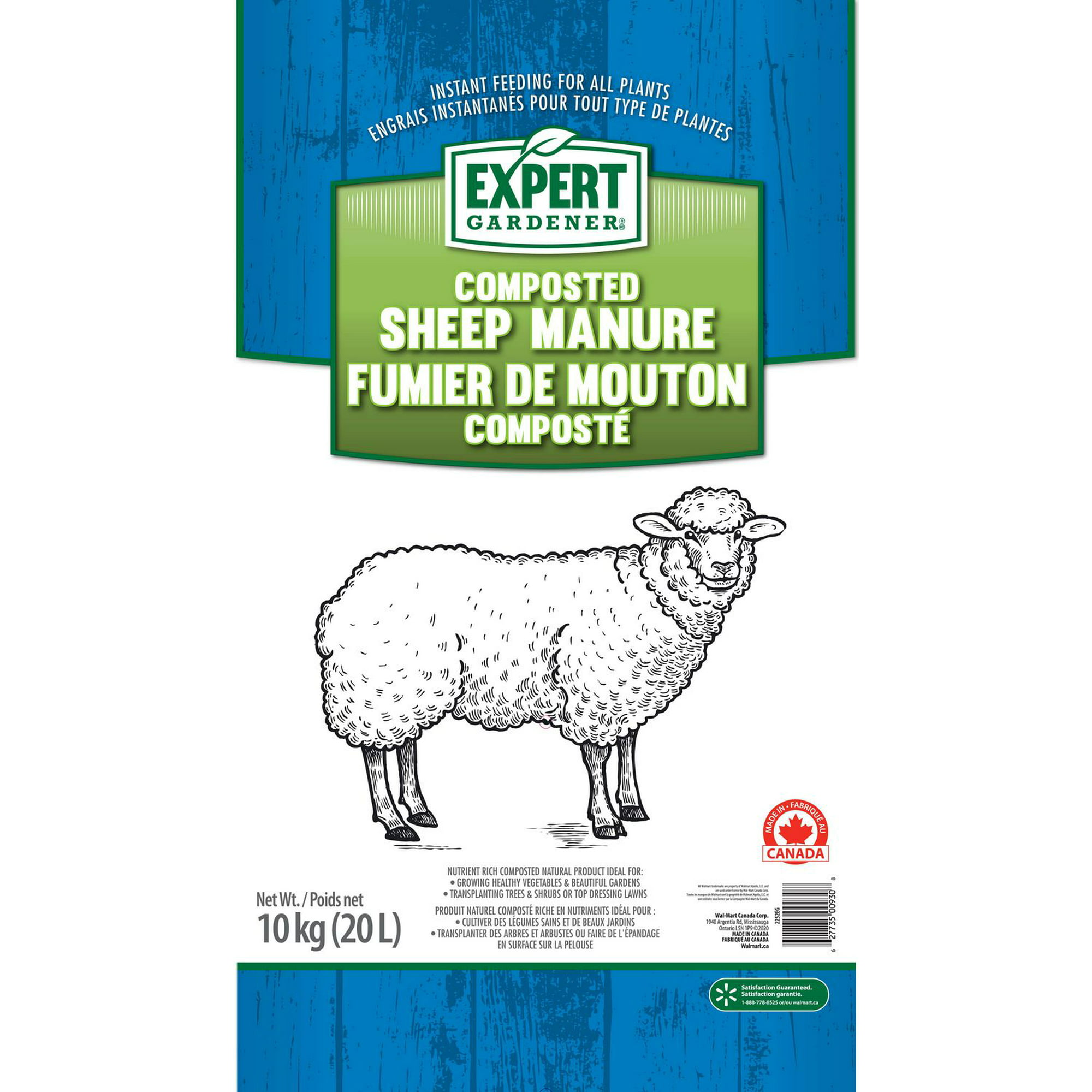 Expert Gardener Sheep Manure 20L, Sheep manure 20L 