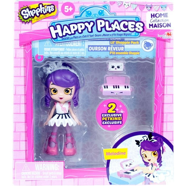 SHOPKINS HAPPY PLACES DOLL SINGLE PACK,  MELODIE