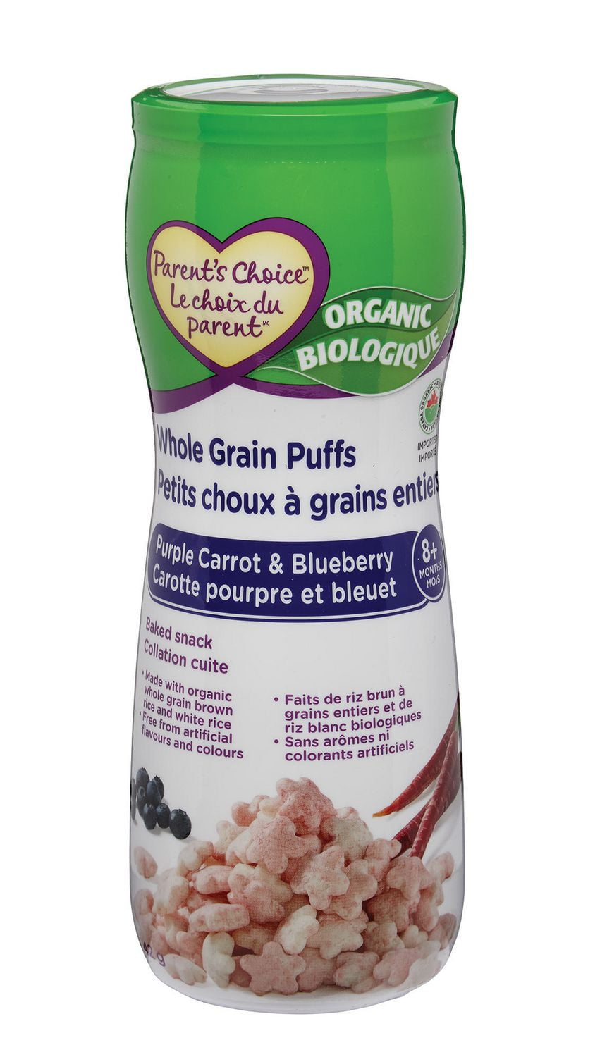 organic carrot puffs