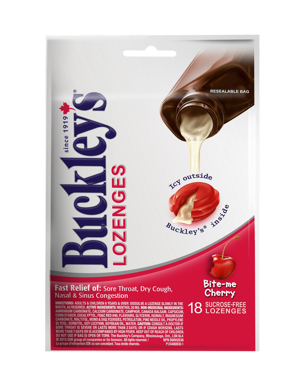Buckley Pastilles Cerise Mordante