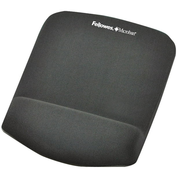 Tapis de souris et repose-poignet  PlushTouch™ doté de la technologie FoamFusion™, gris