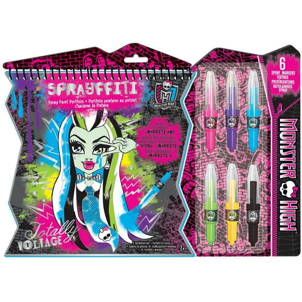 Portfolio peintures au pistolet Monster High™ Sprayffiti™