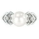 Miadora Bague de mode avec perle d'eau douce blanche 8-8,5 mm et accents de diamants en argent sterling – image 3 sur 3