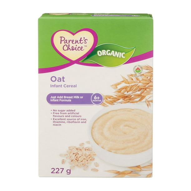 Parent's Choice Organic Oat Infant Cereal Walmart.ca