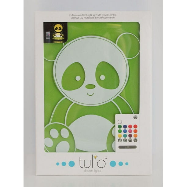 Lumière de nuit Tulio Dream Light à DEL multicolore - Panda