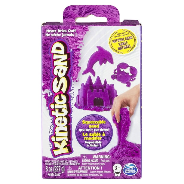 Sable à modeler de 8 oz (227 g) en violet de Kinetic Sand