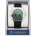 thumbnail image 3 of Montre Homme U.S. Polo Assn. à Cadran Vert et Bracelet Noir, 3 of 3
