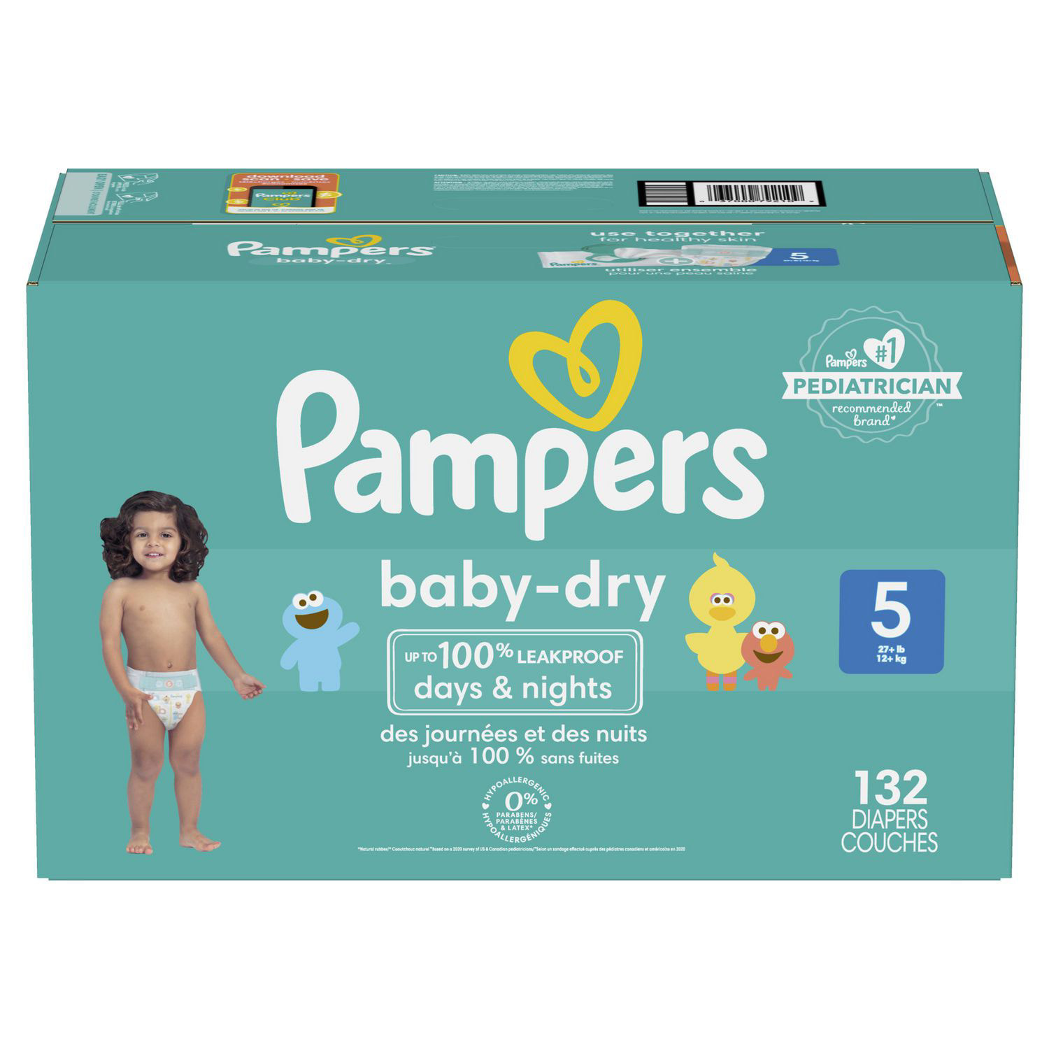Pampers Baby-Dry Size 3 Nappy Pants Essential Pack