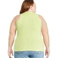 thumbnail image 3 of George Plus Women's High Neckline Rib Tank, 3 of 6