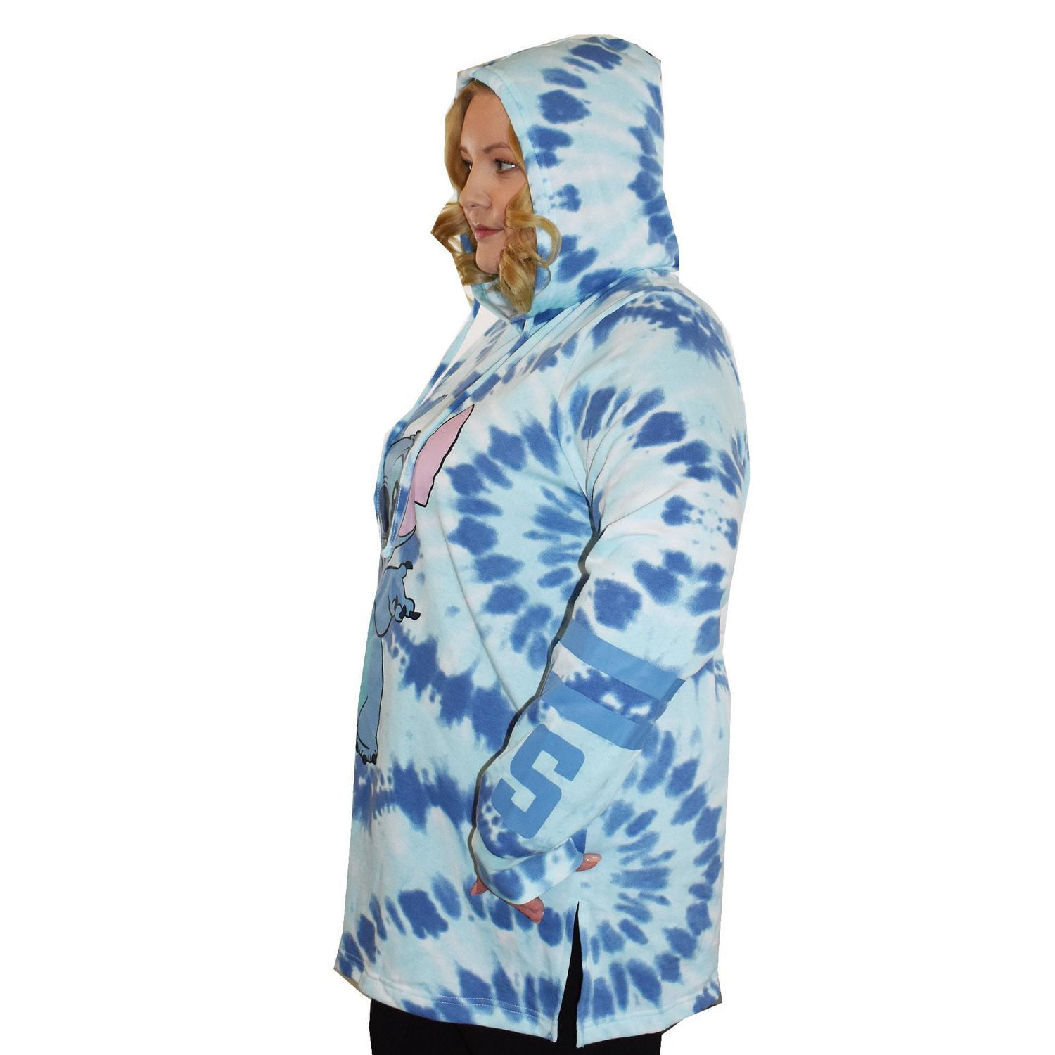 Ladies Plus Disney Lilo & Stitch What Tunic Hoodie