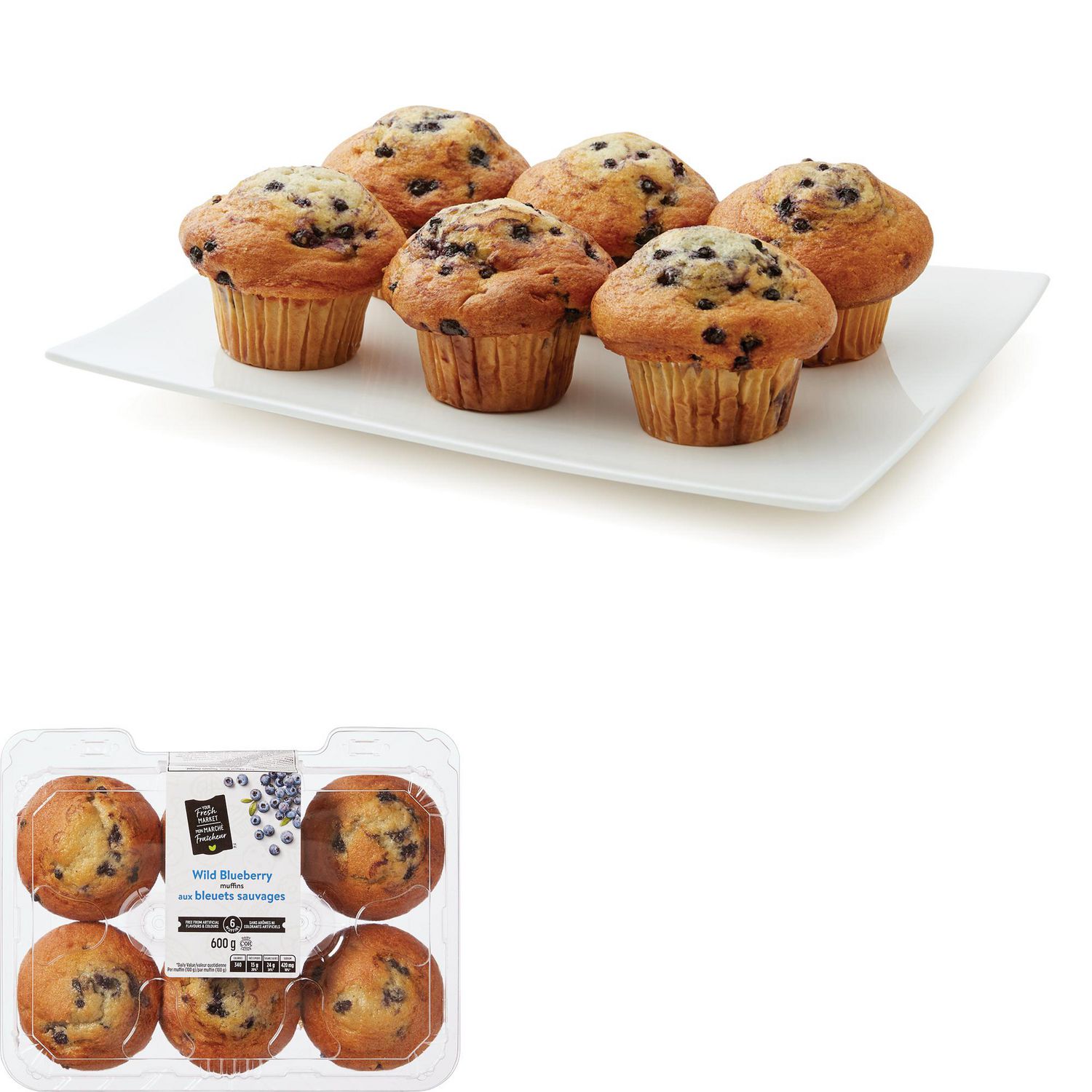 Your Fresh Market Wild Blueberry Muffins Walmart Canada
