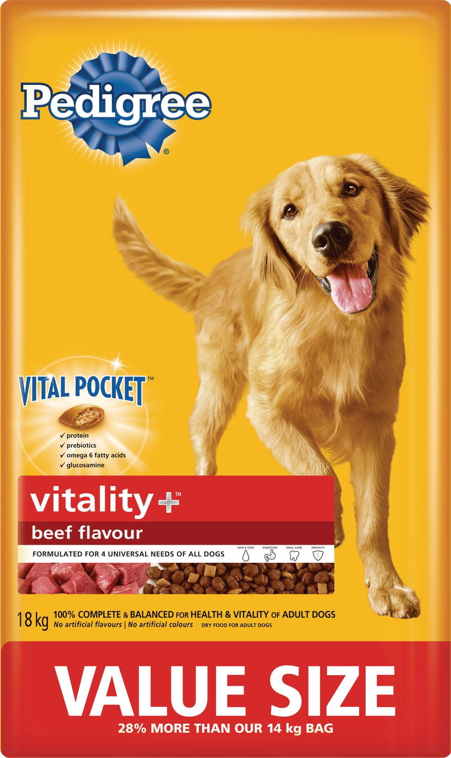 Pedigree vitality plus best sale