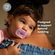 La nouvelle Sucette une pièce SILICONE SOUPLE Medela Baby est conçue pour soutenir la succion naturelle de bébé, sans BPA, légère et orthodontique. 0-6 mo Garçon – image 2 sur 7