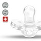 La nouvelle Sucette une pièce SILICONE SOUPLE Medela Baby est conçue pour soutenir la succion naturelle de bébé, sans BPA, légère et orthodontique. 0-6 mo Garçon – image 3 sur 7