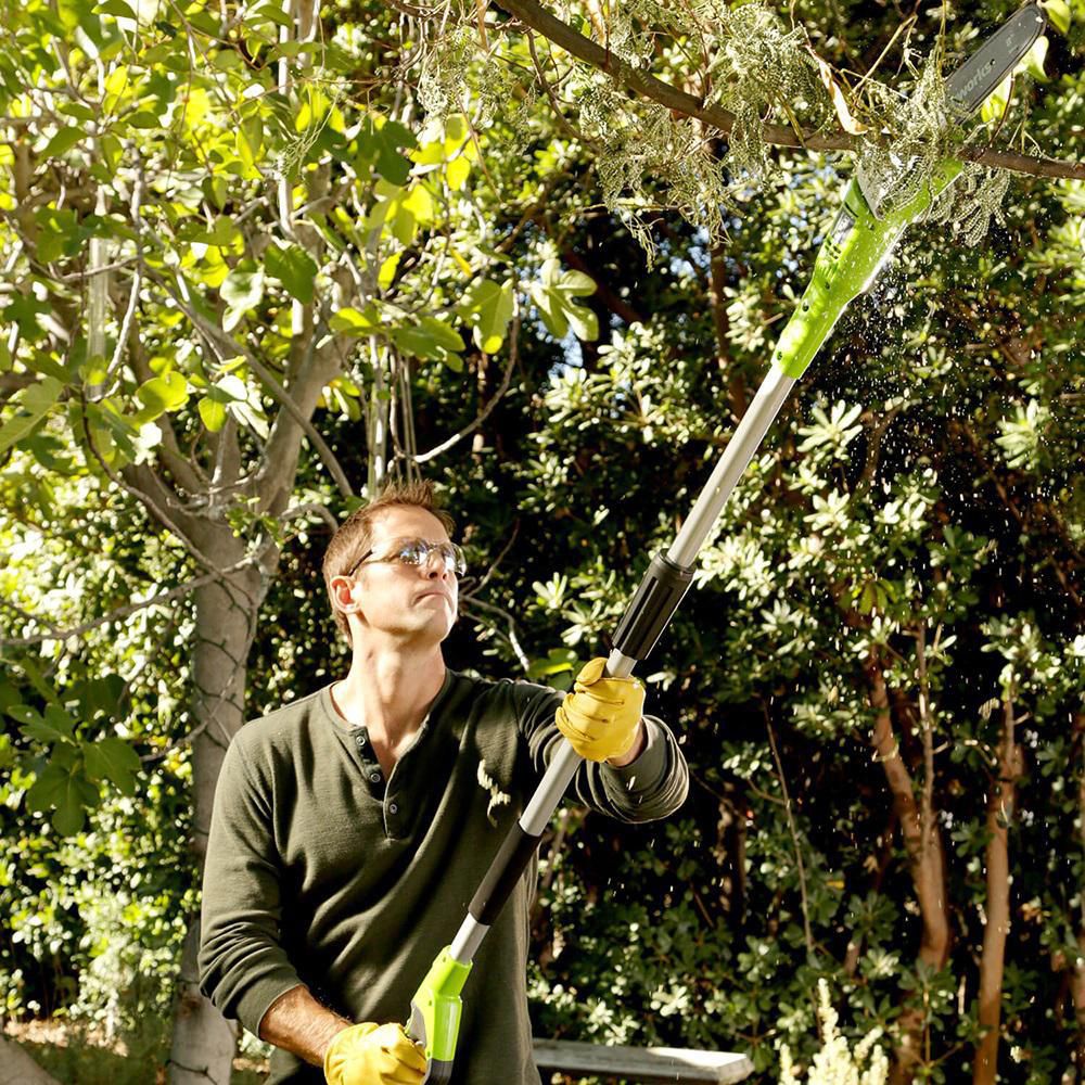 Greenworks battery deals powered pole saw