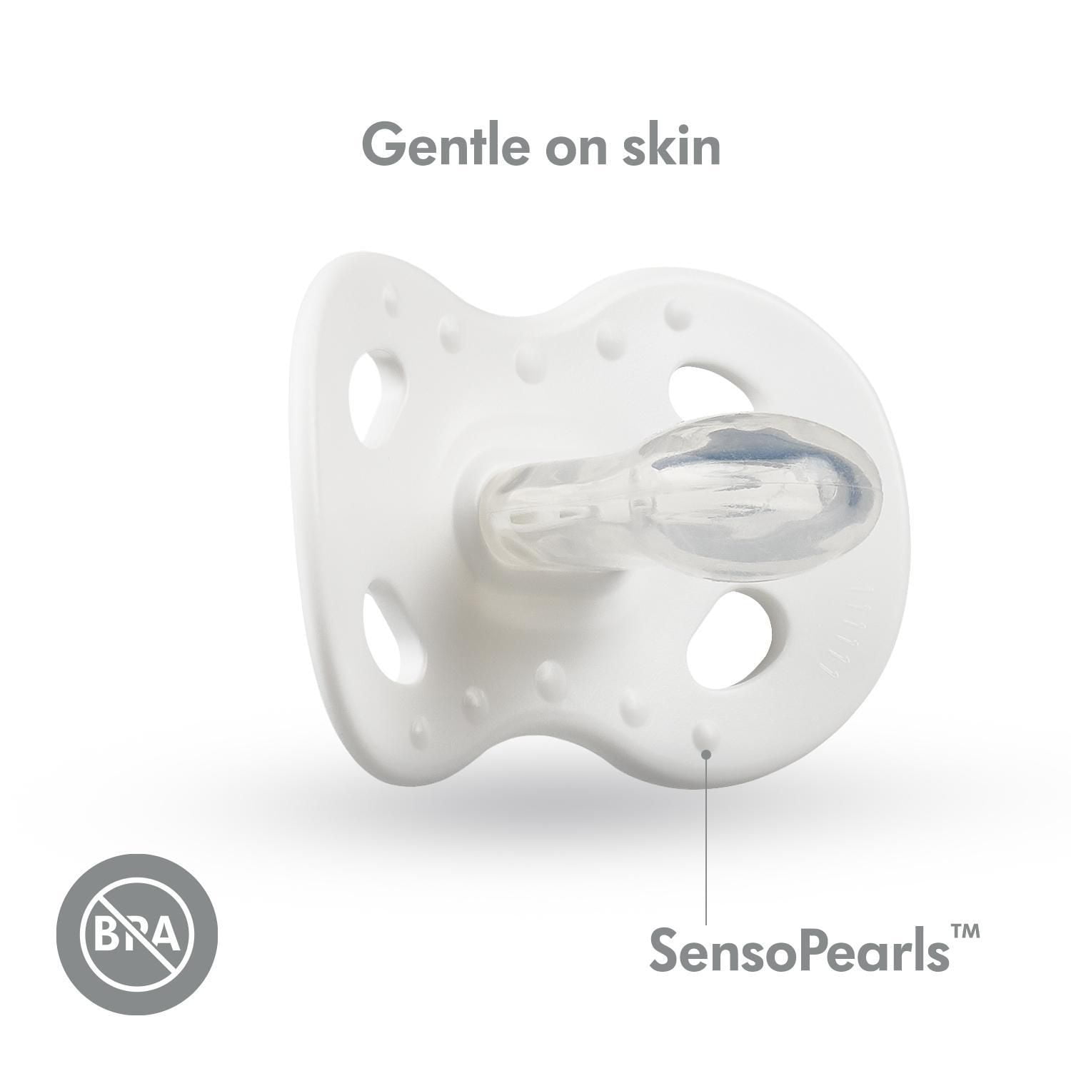 Medela Baby new DAY & NIGHT Pacifiers, Glow in the dark pacifier, Lightweight and orthodontic 0-6 months