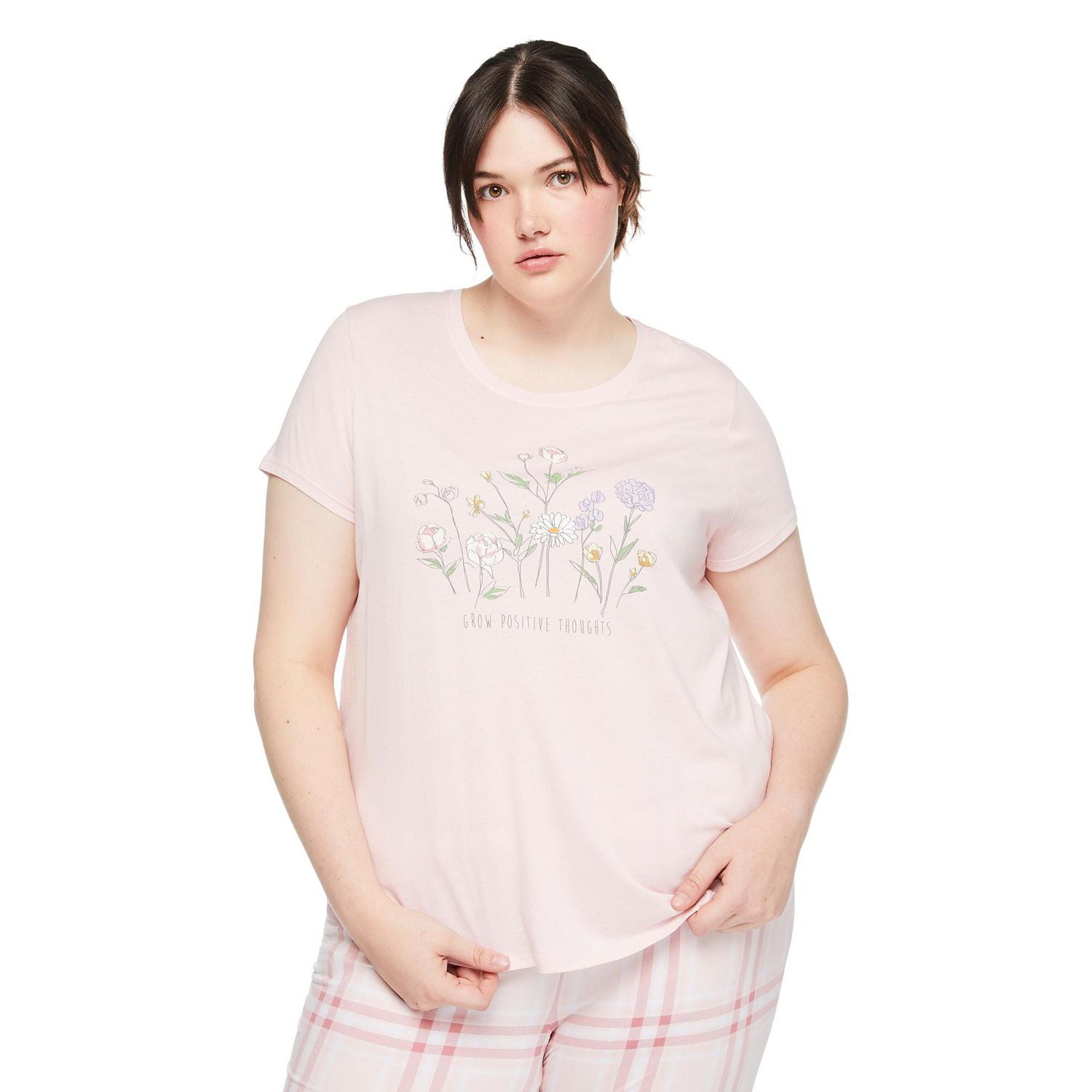 George Women's Plus Scoop Neckline Tee