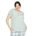 thumbnail image 1 of George Women's Plus V-Neckline Tee, 1 of 6