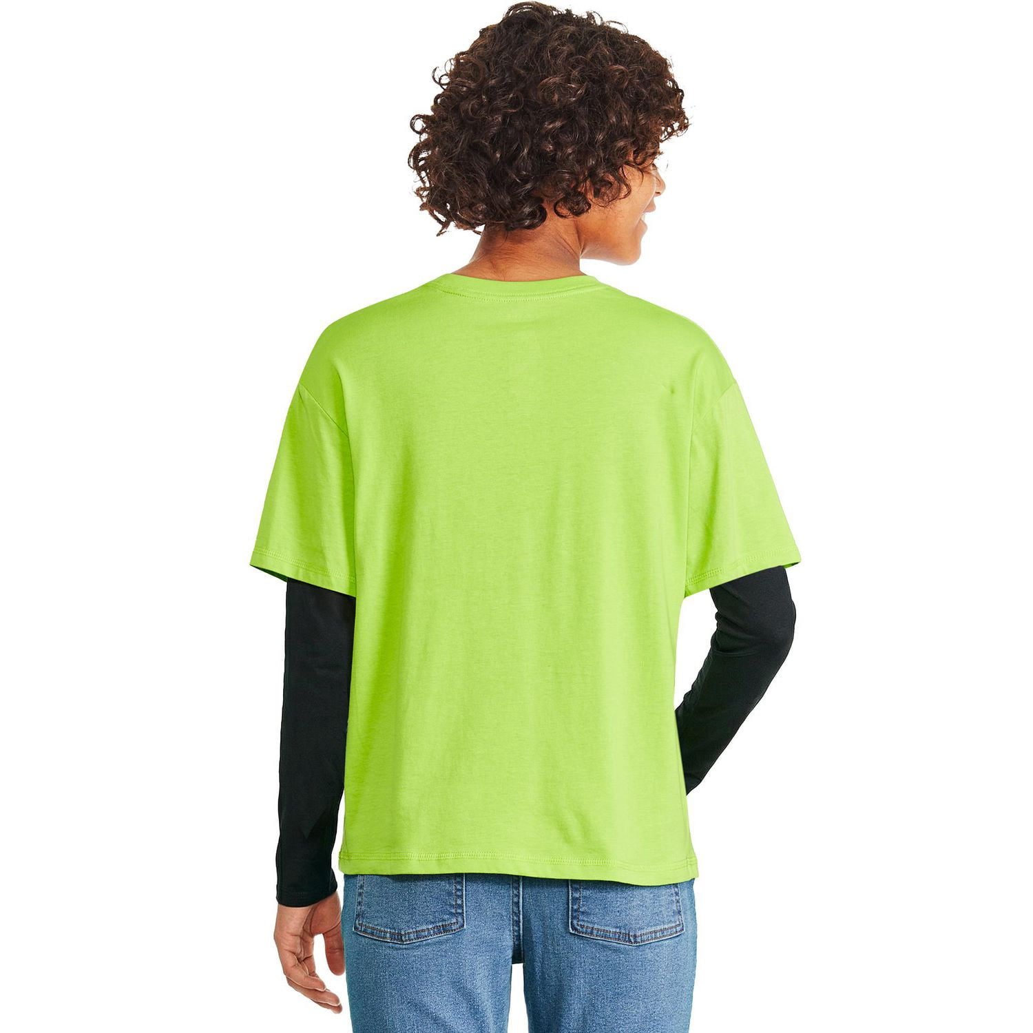 Athletic Works Boys' Long-Sleeve Fooler T-Shirt