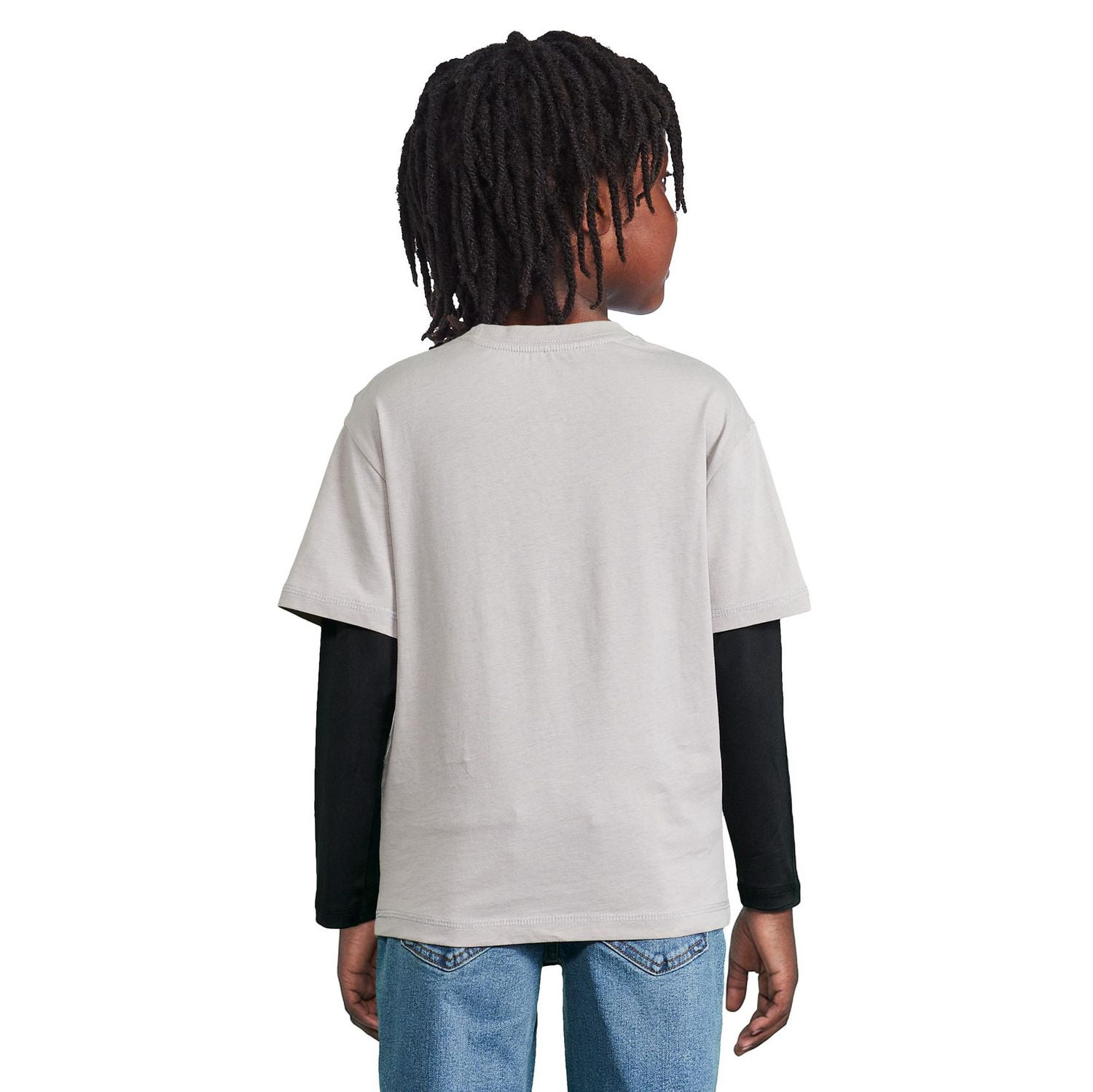 Athletic Works Boys' Long-Sleeve Fooler T-Shirt