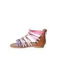 thumbnail image 3 of Justice Girls' Strappy Sandals, 3 of 4