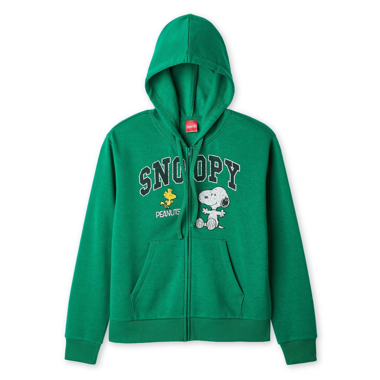 Peanuts Women's Snoopy Full Zip Hoodie