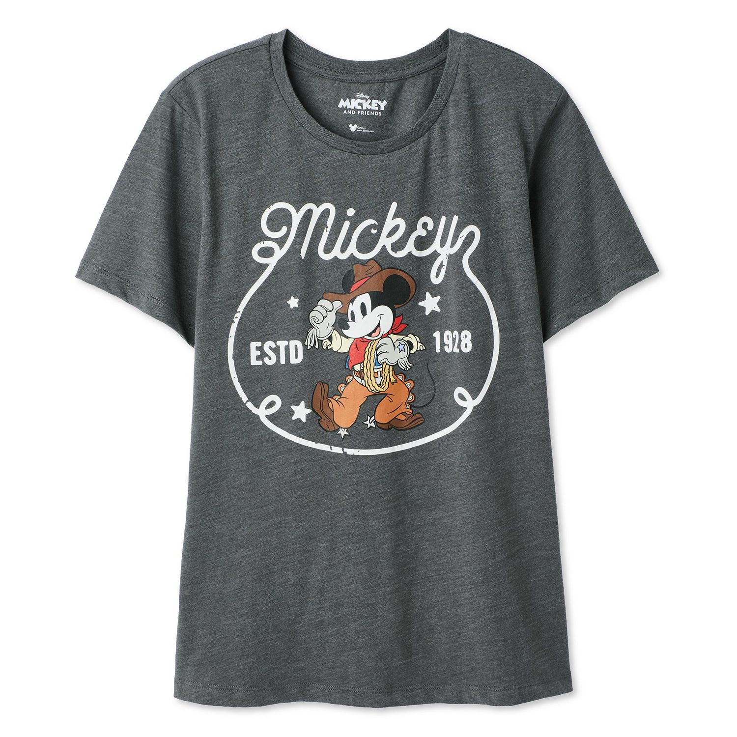 T-shirt avec imprimé graphique Mickey Mouse Disney pour femmes