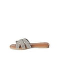thumbnail image 3 of Time and Tru Women's Raffia Strap Sandals, 3 of 4