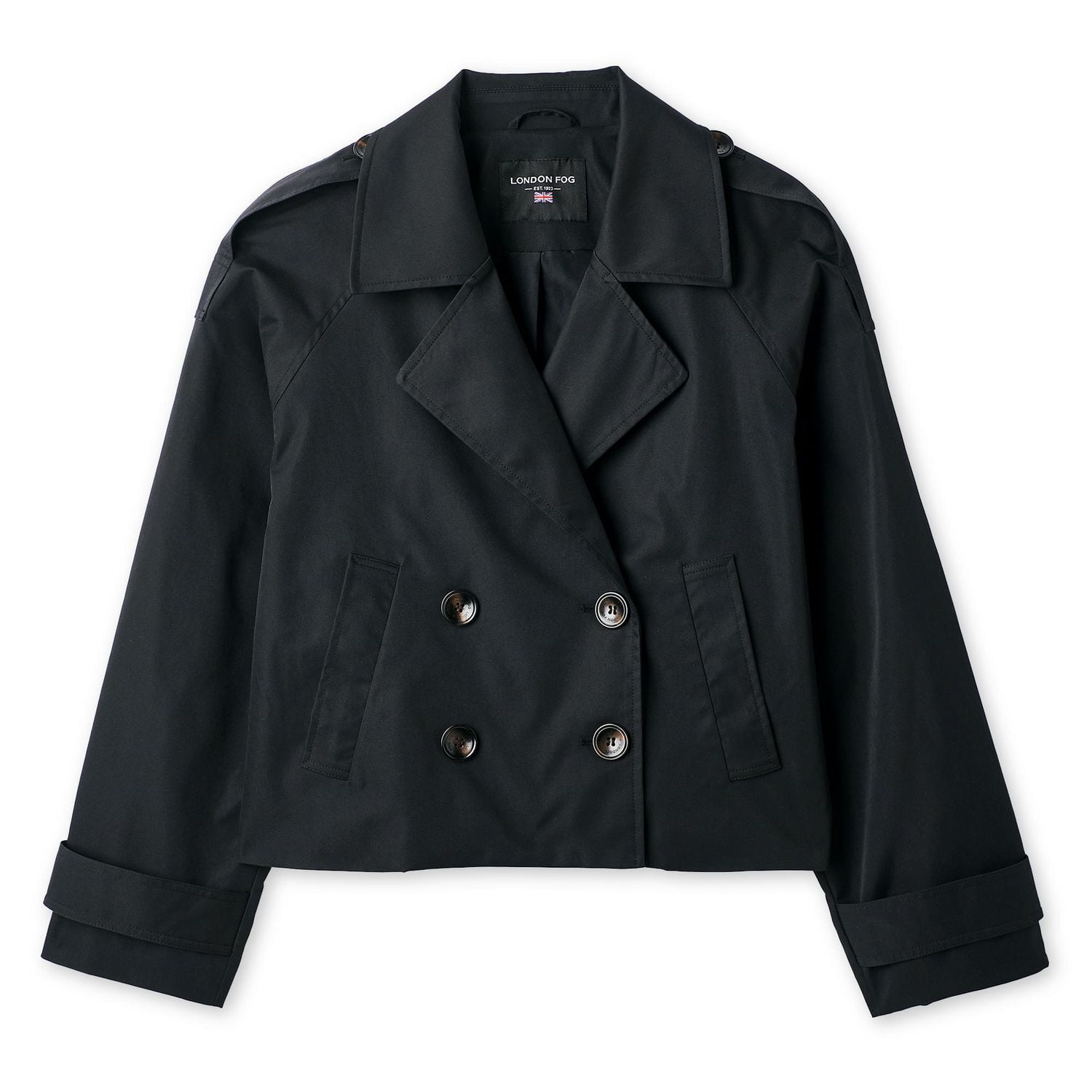 Imperméable écourté London Fog pour femmes