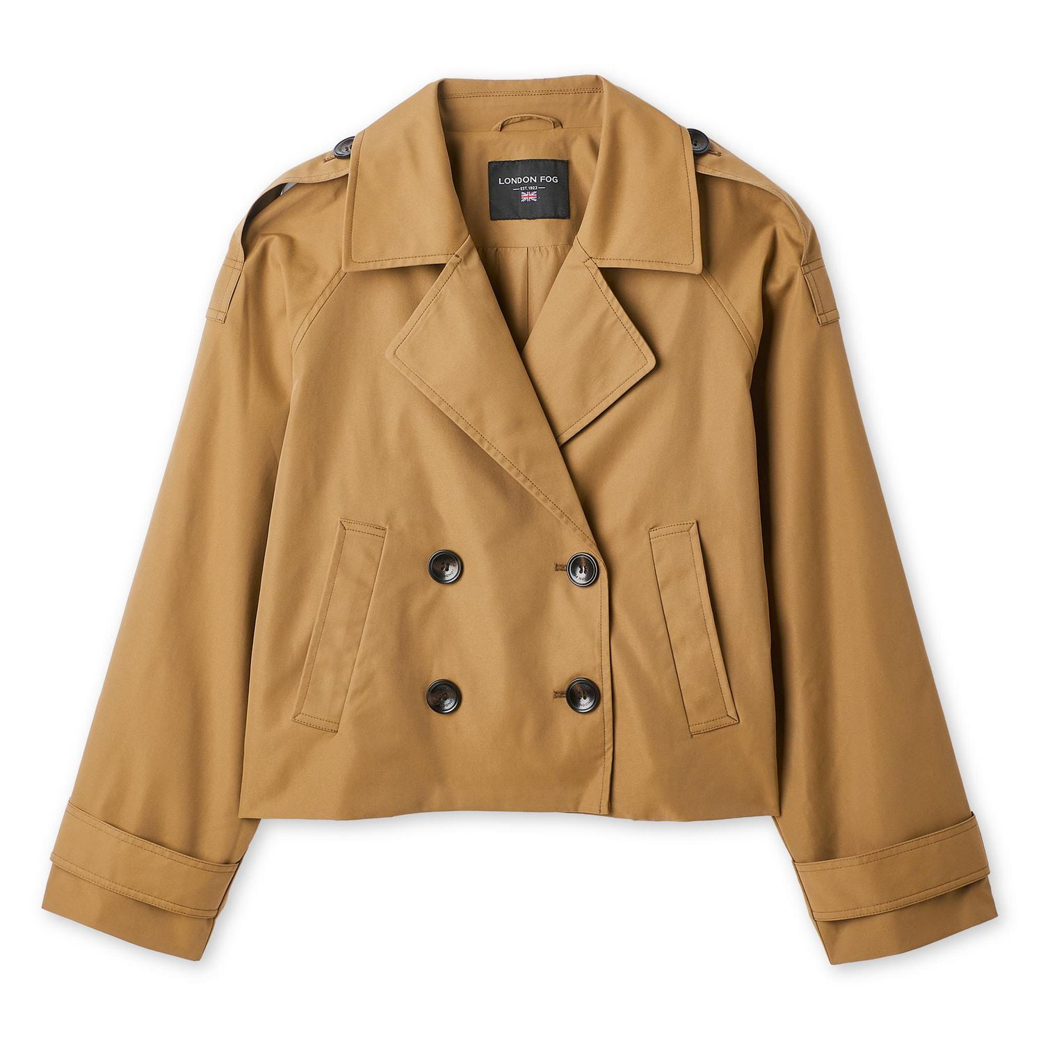 London Fog Women's Cropped Trench Coat - Walmart.ca