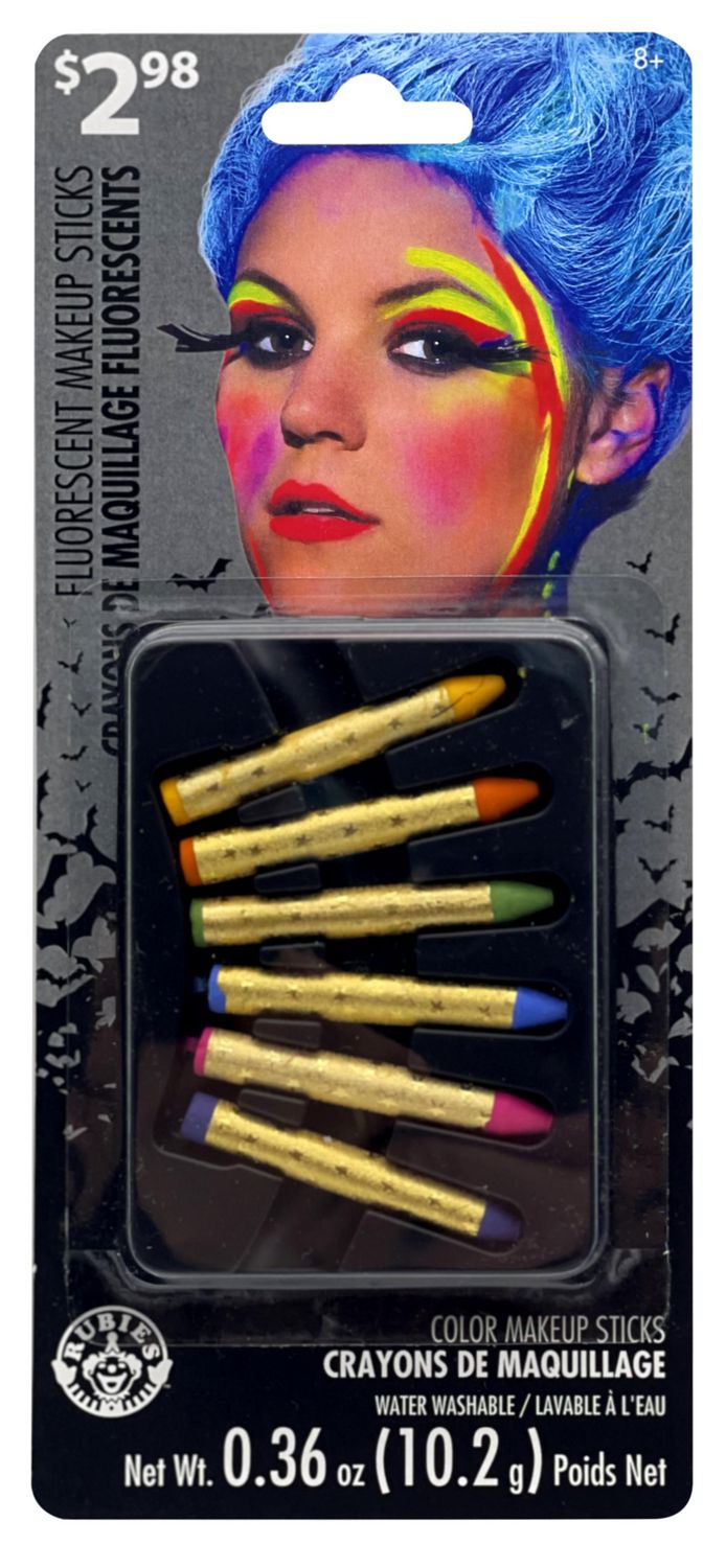 FLUORESCENT MAKEUP STICKS 