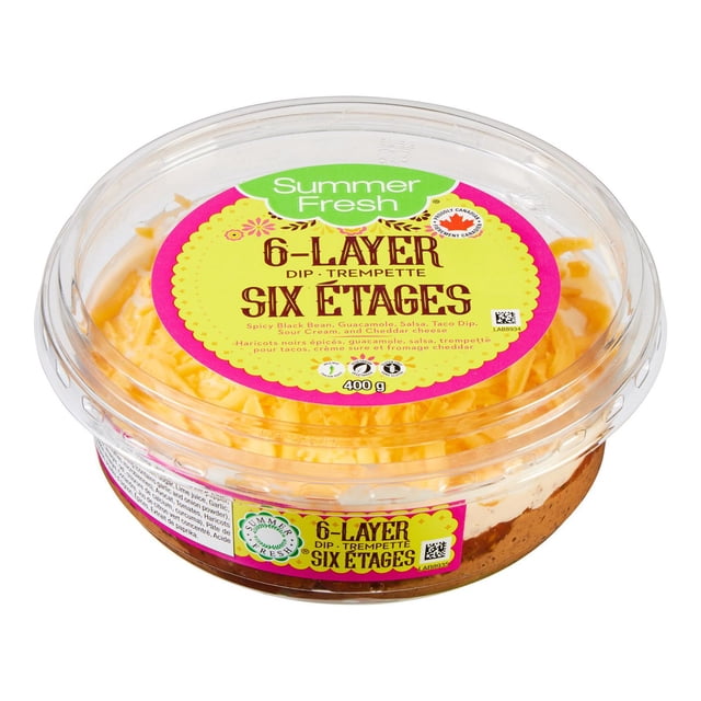 Summer Fresh 6-Layer Dip, 2 x 400 g