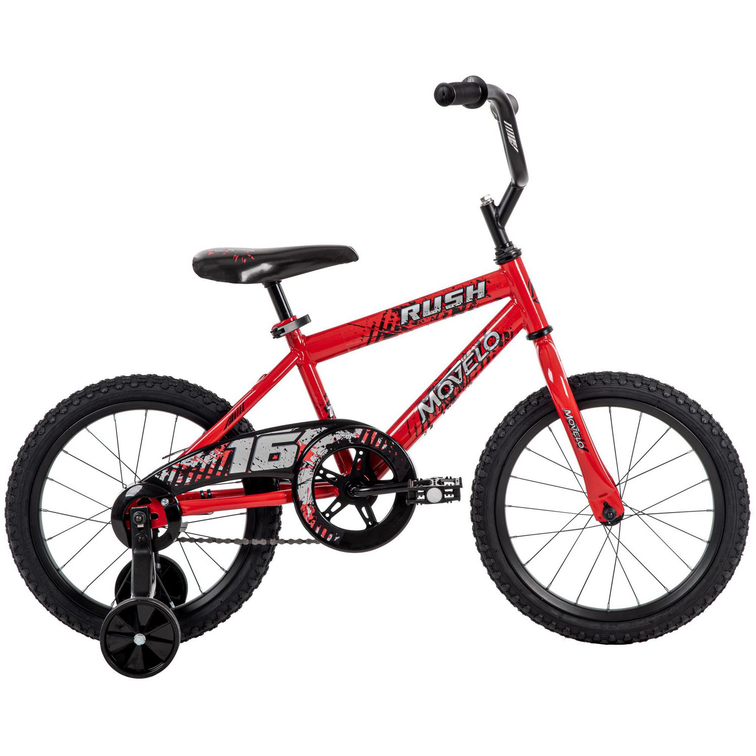 Movelo Rush 16 inch Bike for Boys Red Ages 4 6