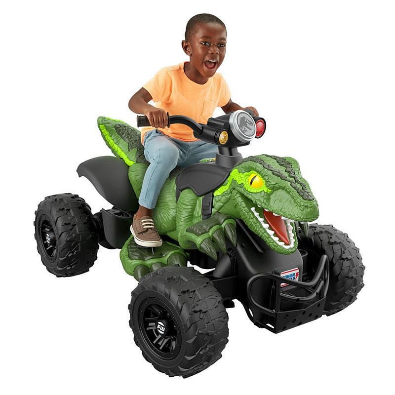 Power wheels dinosaur store 4 wheeler